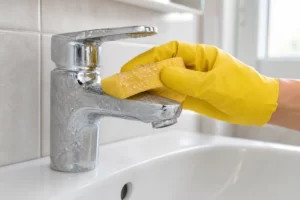Чем убрать водный камень: смесители, стекло, плитка и акрил