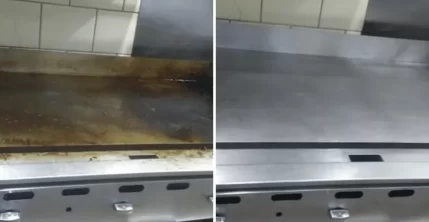 Уборка кухни в кафе